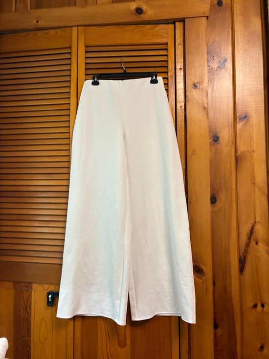Zara Pants - Zara Off-White Knit Top with Textured Weave rubber around waist length pop 41”